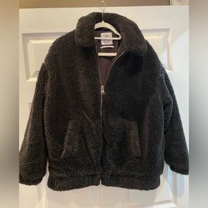Urban outfitters, teddy bear jacket